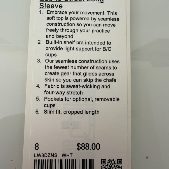 Lululemon Ebb to Street long sleeve top - Picture 9 of 9